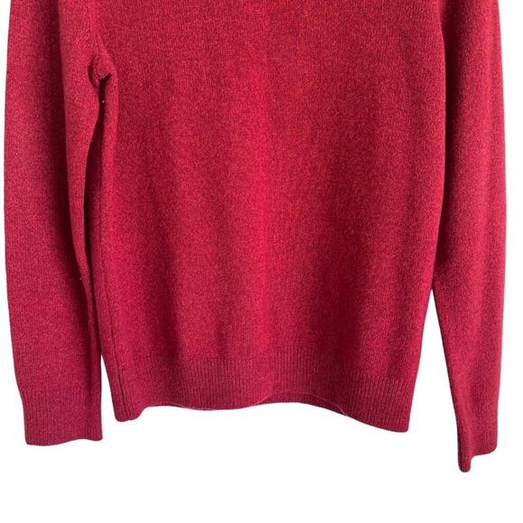 Banana Republic V-Neck Merino Wool Sweater Red M - Picture 3 of 6
